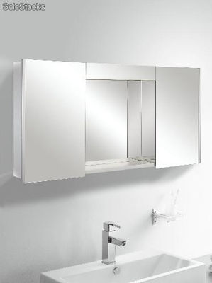 armoire de toilette en aluminium modele deluxe