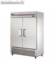 Armoire frigorifique à deux portes en acier inoxydable véritable 1388Ltr T 49