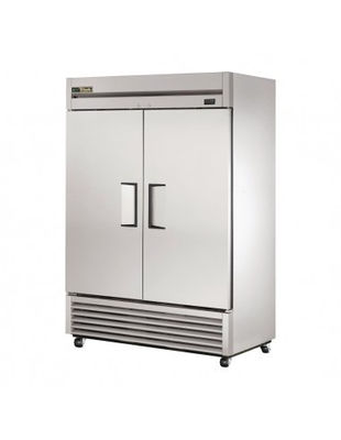 Armoire frigorifique à deux portes en acier inoxydable véritable 1388Ltr T 49