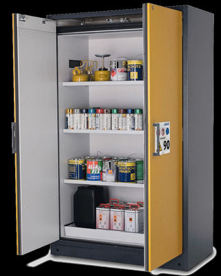 armoire ventilée pour le stockage de produits dangereux