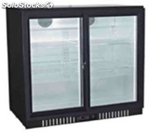 Armoires réfrigérées de 2 portes en verre faible
