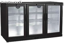 Armoires réfrigérées de 3 portes en verre faible