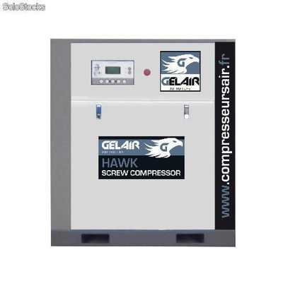 Arrivage compresseurs a vis gelair hawk 15 kW lg-2.4/8 ou 10 bars