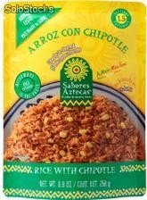 Arroz con chipotle (rice with chipotle) 12/250 gms.