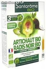 Artichaut Bio Radis Noir Bio 20 Ampoules