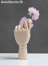 Articulável mão / criança de madeira de 18 cm