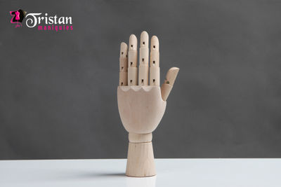 Articulável mão / criança de madeira de 18 cm - Foto 4