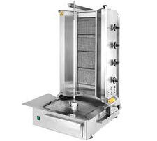 Asadores Kebab a gas de gran calidad de acero inox. modelos 6385 y 6387 Ref. 296