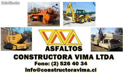 Asfaltos - Pavimentacion - Arriendo y Venta Maquinaria