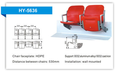 asientos deportivos HY-5636 asientos para estadios butacas estadio manufacturero - Foto 4