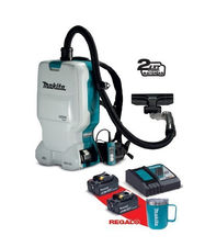 Aspirador de mochila bl 18Vx2 lxt 6L DVC660Z + regalo makita PRK00880