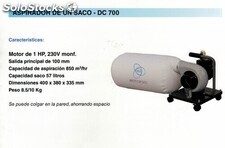 Aspirador de viruta dc-700 (serrin) (nuevo)