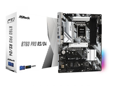 ASRock B760 pro rs/D4 Intel Mainboard 90-MXBL80-A0UAYZ
