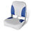 Assento barco dobrável + encosto, branco e azul, 41 x 36 x 48 cm - 1