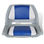 Assento do barco Dobrável Com Almofada Azul-branco 41 x 51 x 48 cm - Foto 2