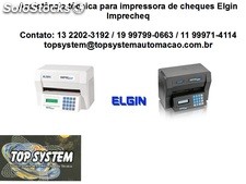 Assistência impressora de cheque Imprecheq Nsc 2.18 - Elgin em São Paulo