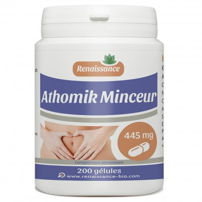Athomik minceur 200 gélules dosée à 445 mg