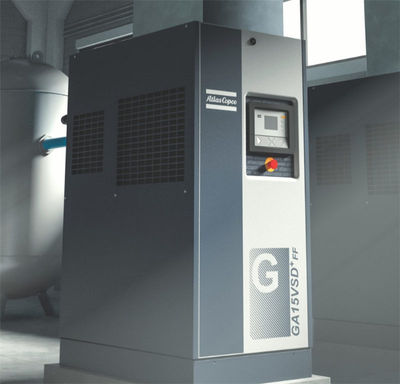 Atlas Copco GA15-26 integrado compresor de tornillo de chorro de aceite - Foto 2
