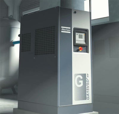 Atlas GA15-26 compressor de parafuso a jato de óleo integrado - Foto 2