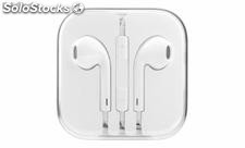 Audífonos Tipo Earpods para Iphone Ipod Ipad Con Control Manos Libres - Blanco