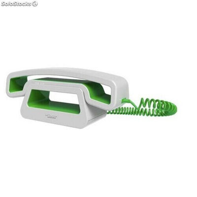 Auricular con Base para Smartphones ePure CH01 Blanco Verde