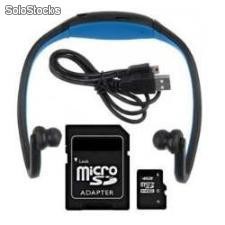 Auricular con MP3 Sport + Micro Sd Card 4gb