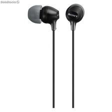Auricular sony mdr-EX15LP Negro Silicona
