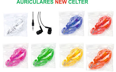 Auriculares cascos promocionales, Auriculares New Celter