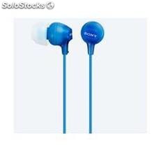 Auriculares sony mdrex15lpli boton azul