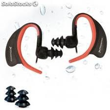 Auriculares sport con microfono phoenix sportwater estereo/ resistentes al agua