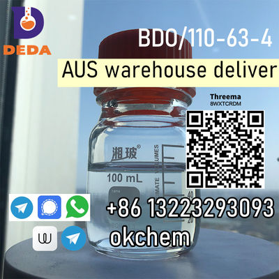 Australia guarantee delivery Cas110-63-4 BDO / 1, 4-Butanediol Telegram okchem