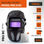 Auto darkening welding helmet DOKA PRO 8 RC Omega (4-8 / 9-13, 100x50 mm) - 1