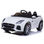 Auto elettrica bambini jaguar f-type 12V sedile pelle MP3 usb telecomando bianca - 1