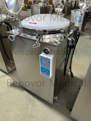 Autoclave vertical de alta presión del esterilizador de vapor de 35l, 50l,75l,10 - Foto 3