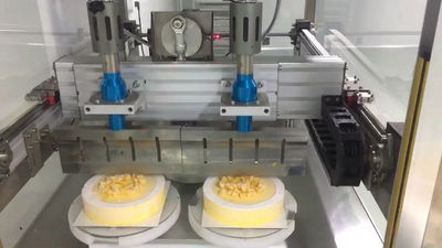 Automatic ultrasonic slicing machine to cut bouncy prown cracker steamed dough - Foto 4