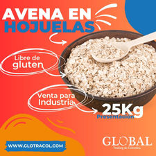 Avena en hojuela libre de gluten