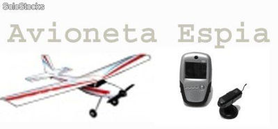 Avioneta Espia (Teledirigida con Cámara Oculta + Monitor a Color Portátil)