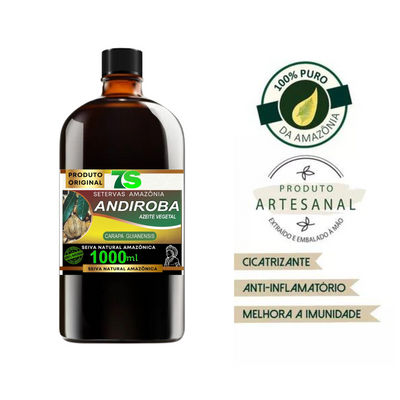 Azeite de Andiroba 01 Litro - 100% Natural - Direto da Amazônia - Foto 4