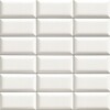 Azulejo bumpy white brillo 1ª 10x20