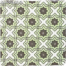 Azulejo dec. alhambra alga brillo 1ª 13x13