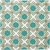 Azulejo dec. alhambra kiwi brillo 1ª 13x13