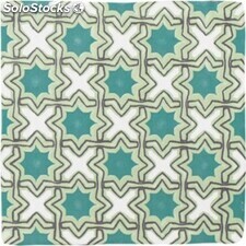 Azulejo dec. alhambra kiwi brillo 1ª 13x13