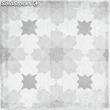 Azulejo decor alchimia white brillo 1ª 15x15