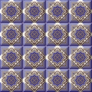 Azulejo decor zoco blu 1ª 15x15 - Foto 2