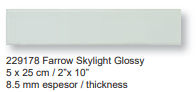 Azulejo Farrow skylight glossy