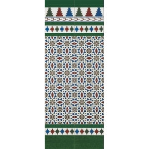 Azulejo para zócalos alhambra cenefa c282 brillo 1ª 14x28 - Foto 3