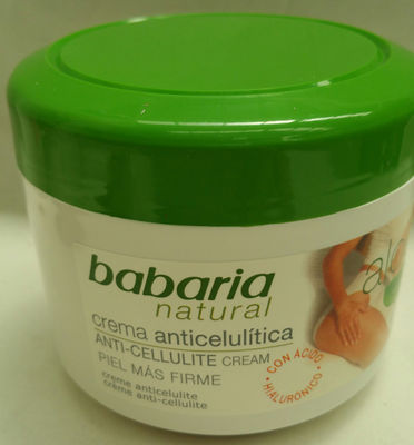 BABARIA crema corporal anticelulítica aloe vera 400ml