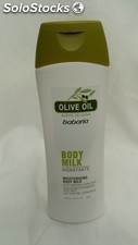 BABARIA loción corporal hidratante aceite oliva 400ml
