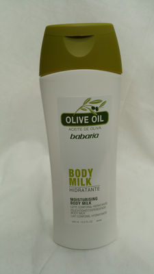BABARIA loción corporal hidratante aceite oliva 400ml