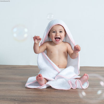 Babies&amp;#39; Hooded Towel - Asciugamano neonato con cappuccio - Foto 5